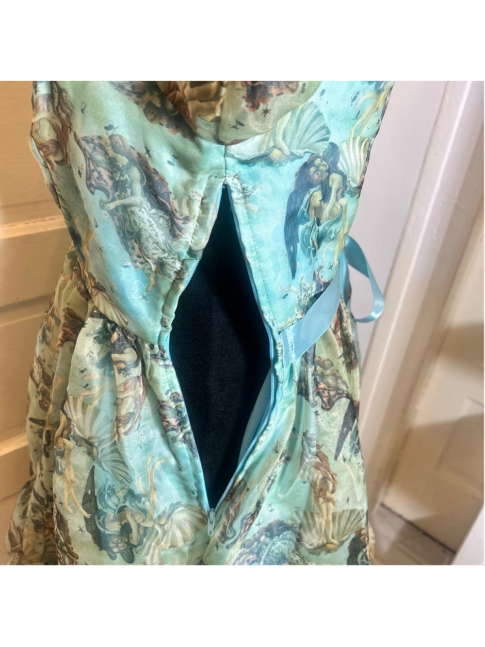 Women's THORN & Fable Birth of Venus Mini Dress S Cosplay Fairy REN Fair - Picture 7 of 10
